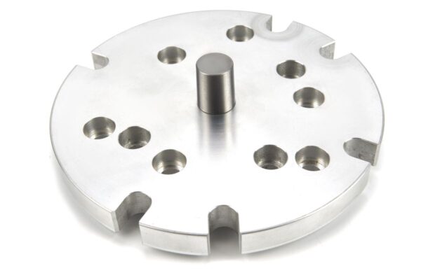HBM Aluminium Flens voor 100 en 125 mm Klauwplaat DIN 6350 - Afbeelding 3