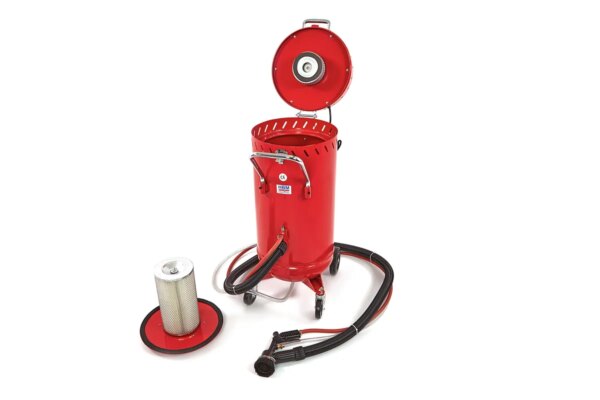 HBM SBC 28 Verrijdbare Straalketel met Afzuiging - Afbeelding 3