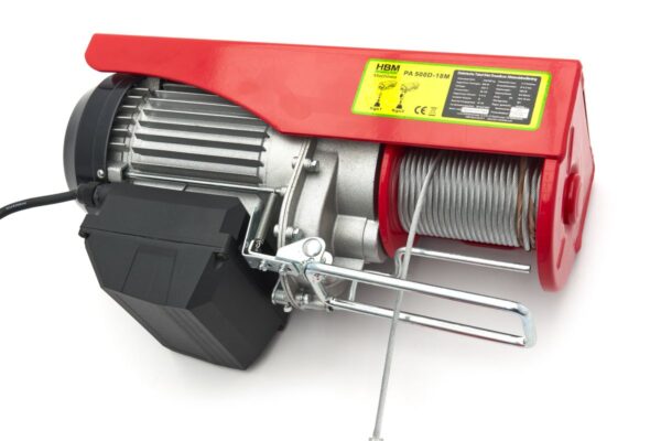 HBM elektrische takel met draadloze afstandsbediening 500 kg, 18 meter - Afbeelding 3