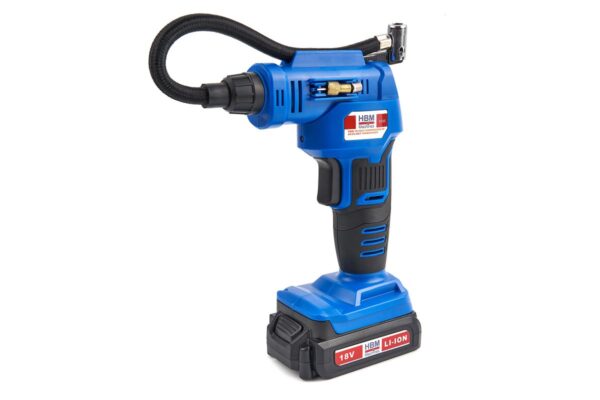 HBM 18 Volt Compressor op Accu met Toebehoren - Afbeelding 5