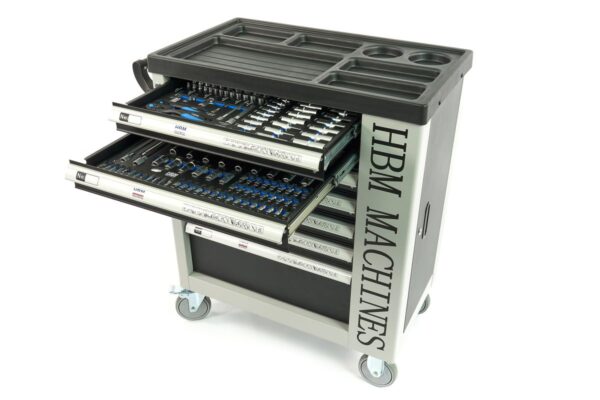 HBM premium gevulde gereedschapswagen met deur - 245-delig - Afbeelding 4