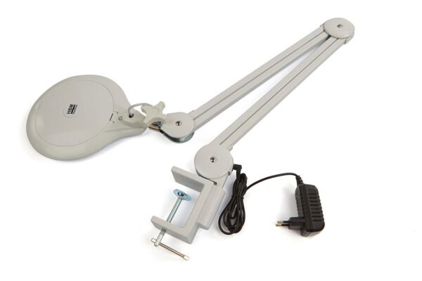 HBM LED Verstelbare Loupelamp Met Dimmer en Tafelklem – 3800LUX - Afbeelding 7