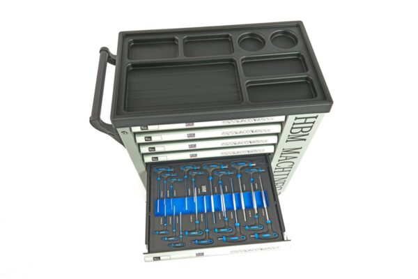 HBM premium gevulde gereedschapswagen met deur - 245-delig - Afbeelding 20