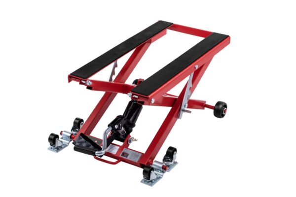 HBM Universele Verrijdbare Motorlift - ROOD - Afbeelding 2