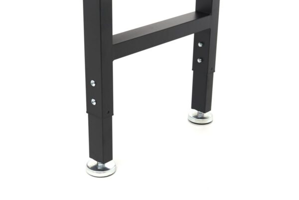 HBM in hoogte verstelbare werkbank met massief houten werkblad en lade 152 cm - Image 8