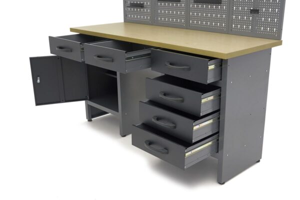 HBM Werkbank Met Deuren 160 x 60 x 200 cm - Image 11