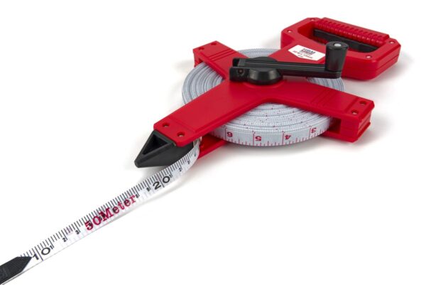 HBM 50 m x 13 mm Fiberglass Meetband, Meetlint, Landmeter - Image 3