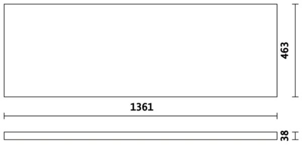 Beta werkblad voor werkplaatsinrichting C45PW/2-1,3MT - Afbeelding 2