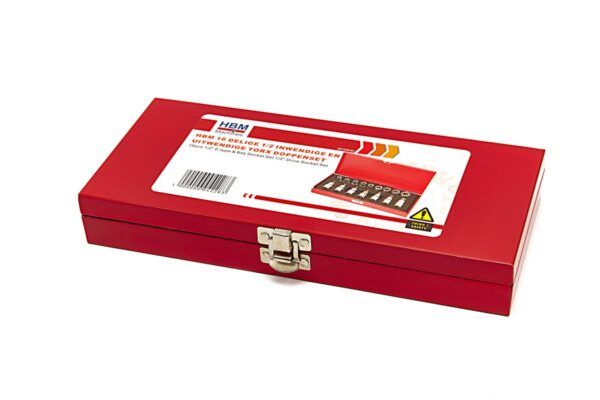 HBM Inwendige en Uitwendige Torx Doppenset 16 Delig 1/2 inch - Bild 2
