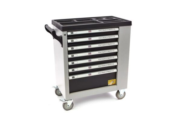 HBM Luxe gereedschapswagen met 7 laden - 77 cm - grijs - Bild 6