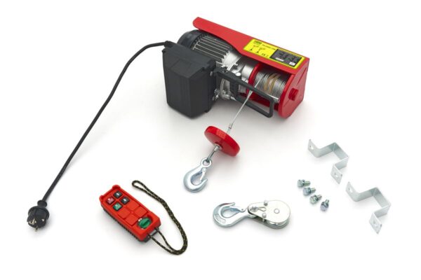 HBM elektrische takel met draadloze afstandsbediening 250 kg, 18 meter