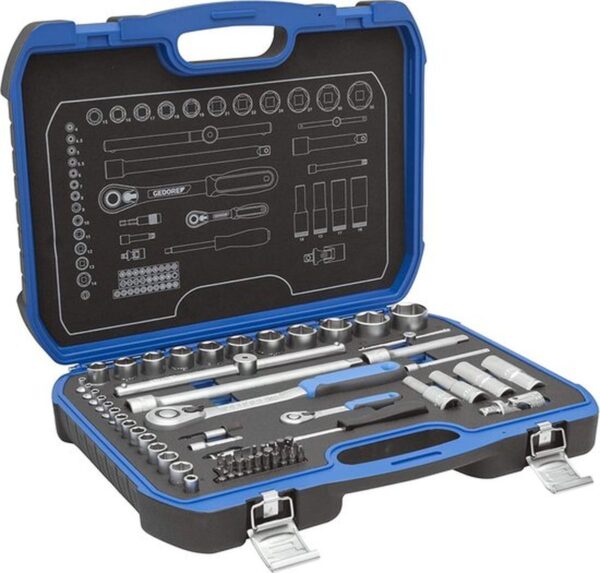 Gedore dopsleutelset 69-delig, 1/4, 1/2 inch -19 BMC20