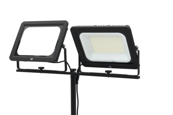 HBM dubbele LED bouwlamp 2 x 200W 2 x 20.500 lumen met statief 5000K - Afbeelding 4