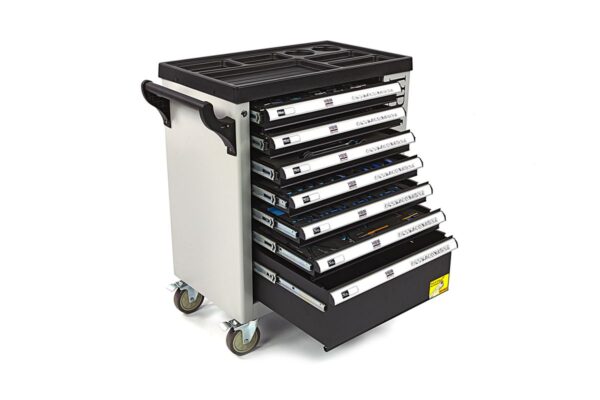 HBM premium gevulde gereedschapswagen met deur - 245-delig - Afbeelding 2