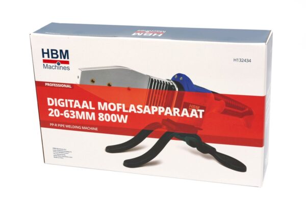 HBM digitaal moflasapparaat 20 - 63 mm 800 Watt - Afbeelding 15