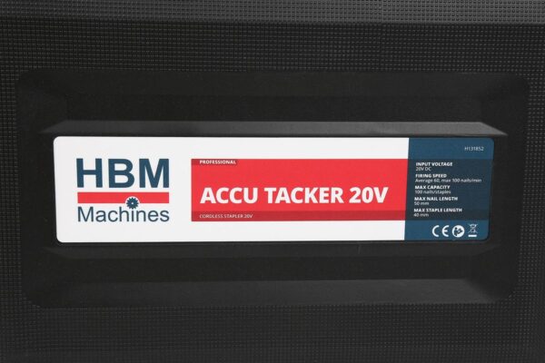 HBM accu tacker, spijkerpistool, 20 Volt - Afbeelding 9