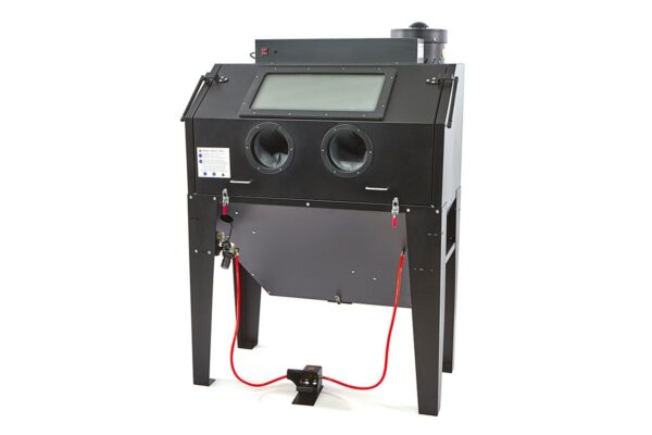 HBM straalcabine met afzuiging SBC 420/500 zwart