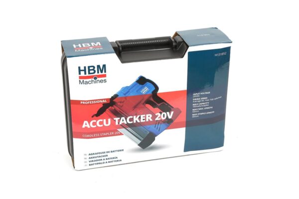 HBM accu tacker, spijkerpistool, 20 Volt - Afbeelding 11