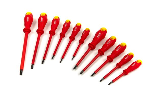 Silverline 11 Delige Geisoleerde Soft Grip Schroevendraaierset - Afbeelding 2