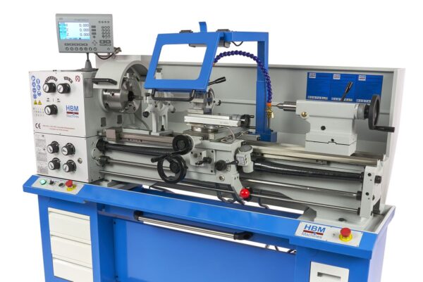 HBM 360 x 1000 Industriële Compleet Metaaldraaibank met Grote Doorlaat Met 3 Assig LCD Digitaal Uitleessysteem- 230 Volt - Afbeelding 11