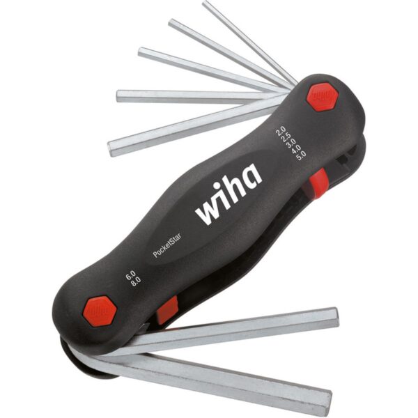 Wiha uitvouwbare inbussleutelset SB 351PG7