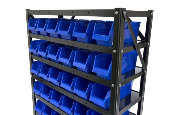 HBM Bakkenkast, Opbergsysteem, Stelling met 60 Opbergbakken - Afbeelding 4