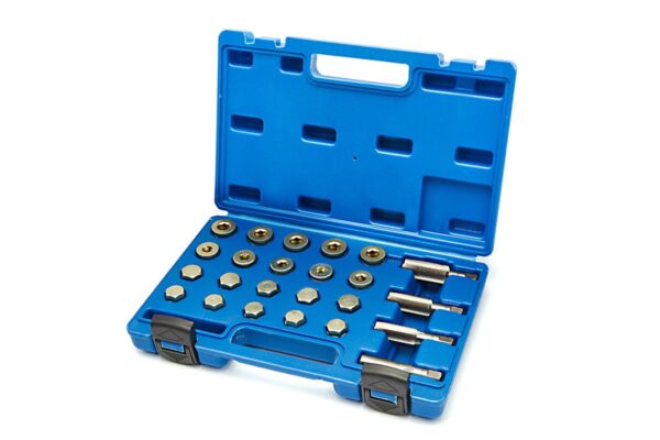 HBM 64 Delige Schroefdraad Reparatieset Olie Aftapplug M13 - M20