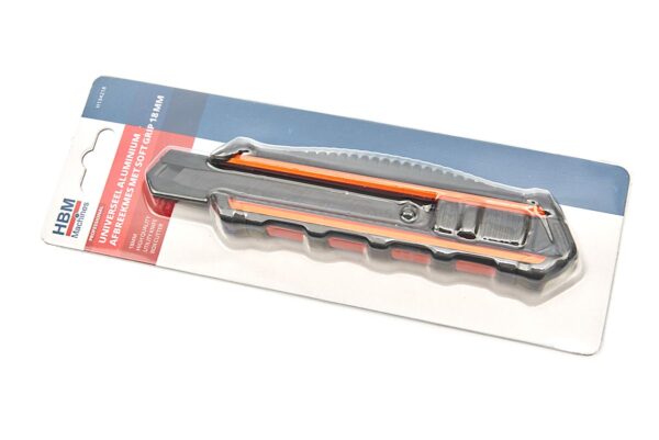 HBM universeel aluminium afbreekmes met soft grip 18 mm - Image 6