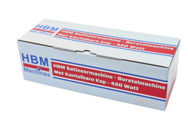 HBM Satineermachine - Borstelmachine Met Kantelbare Kop - 420 Watt - Afbeelding 13
