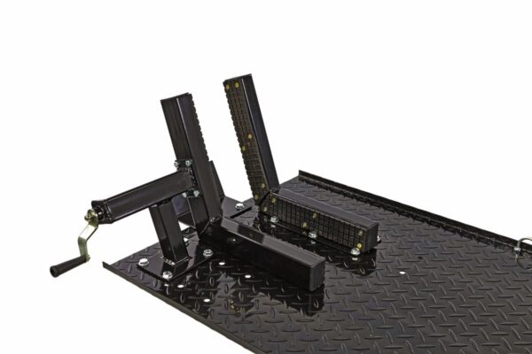 HBM 450 kg Motorheftafel Hydraulisch Met Luxe voorwielklem - Zwart - Afbeelding 8