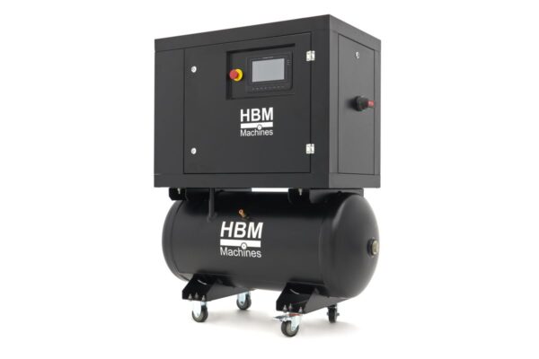 HBM schroefcompressor 5 pk gecombineerd met 160 liter luchttank - Afbeelding 7
