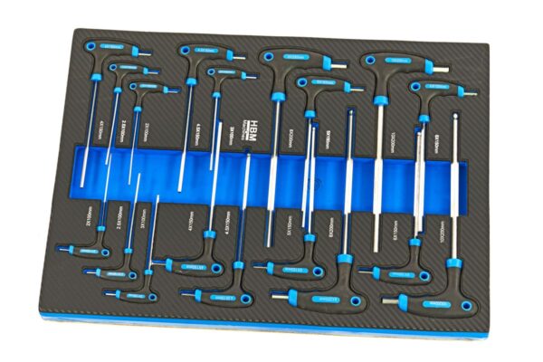 HBM 262 Delige Premium Gereedschapsvulling voor Gereedschapswagen - BLAUW - Afbeelding 9