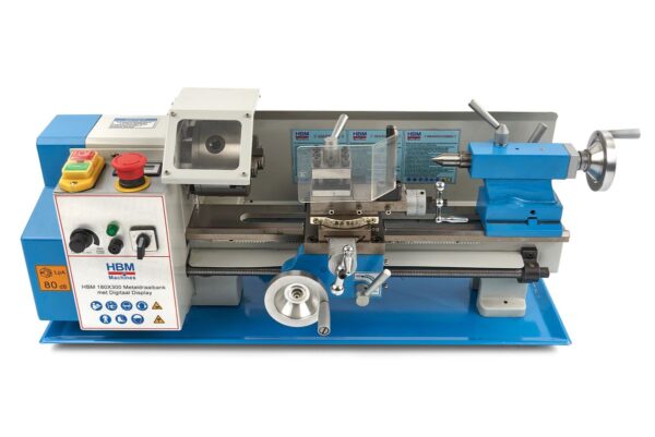 HBM 180 x 300 Metaaldraaibank met Digitaal Display - Afbeelding 2