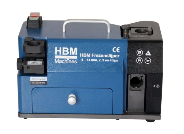 HBM frezenslijper 4 - 14 mm, 2, 3 en 4 lips