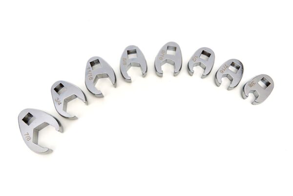Stahlkaiser 8 Delige Kraaienpootsleutels INCH Met 3/8 inch Opname - Image 2