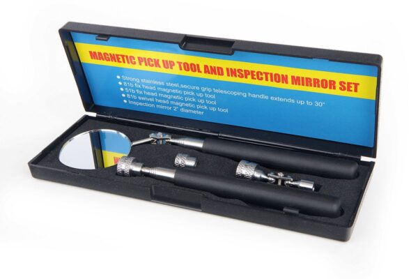 HBM telescopische pick up magneet en spiegelset 5-delig - Afbeelding 2