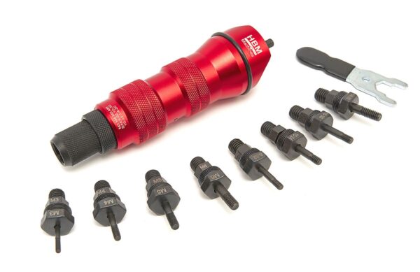 HBM Professionele Blindklinkmoertang voor in de Accuboormachine MM en INCH Maten - Afbeelding 2