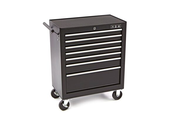 HBM Gereedschapswagen met 7 Laden - 62 cm - zwart
