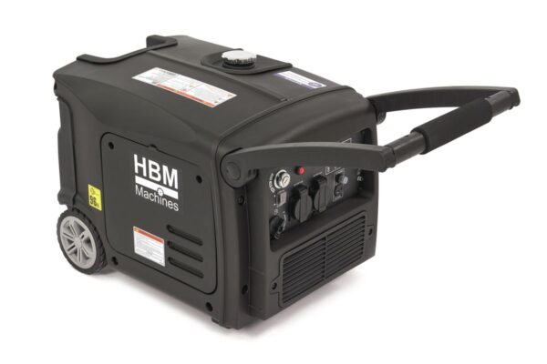 HBM 3200 Watt 4-Takt Inverter Generator, Aggregaat Met 223 cc Benzinemotor 230 V / 12 V - Afbeelding 3