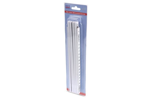 HBM 2 Meter ABS Kunststof Duimstok - Afbeelding 2