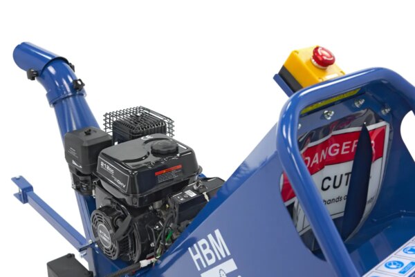 HBM Benzine hakselaar - houtversnipperaar 4 Takt 7 PK - 212 cc - Afbeelding 9