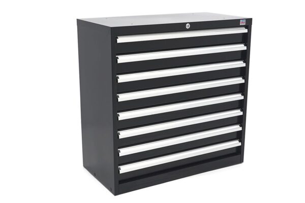HBM 8 Laden Profi Gereedschapskast 90 x 45 x 90 cm zwart - Image 2