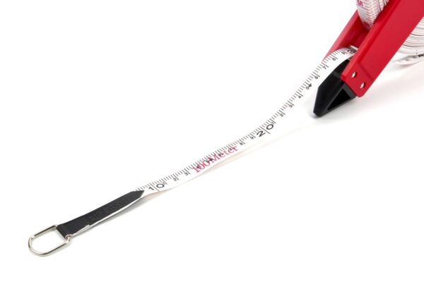 HBM 100 m x 13 mm Fiberglass Meetband, Meetlint, Landmeter - Afbeelding 7
