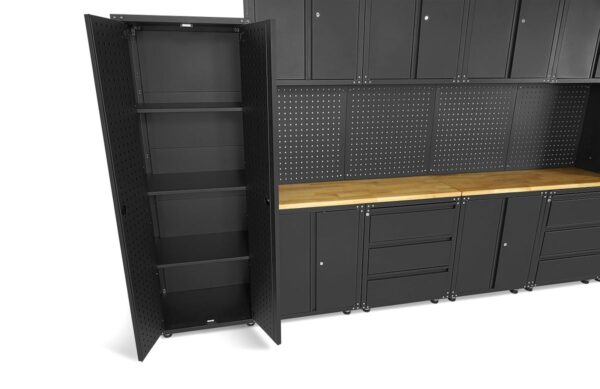 HBM premium modulair werkplaatssysteem, 16-delig, matzwart - Image 10