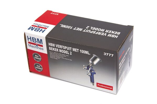 HBM Verfspuit met 100 ml Beker Model 2 - Afbeelding 6