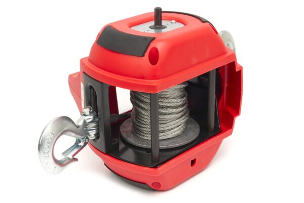 HBM draagbare lier en trektakel boormachine aangedreven 225 kg rood - Afbeelding 6