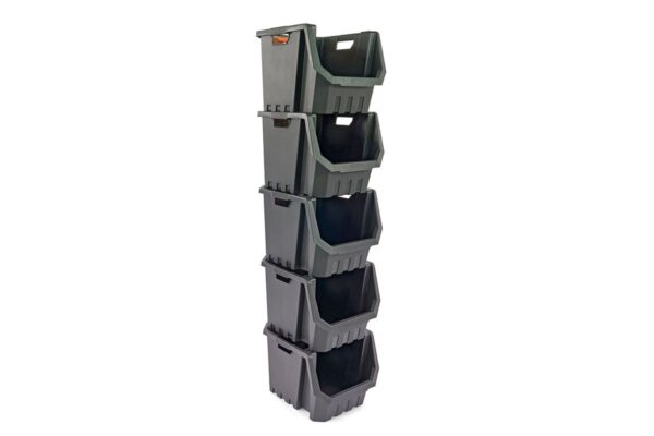 TACTIX opbergbak, stapelbaar, 45,5 x 58 x 40 cm - Afbeelding 7