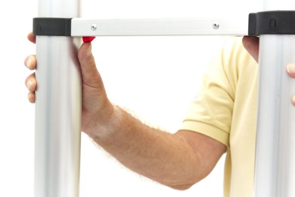 HBM Professionele Telescoopladder – Aluminium – Max. Werkhoogte 3.80 m - Afbeelding 7