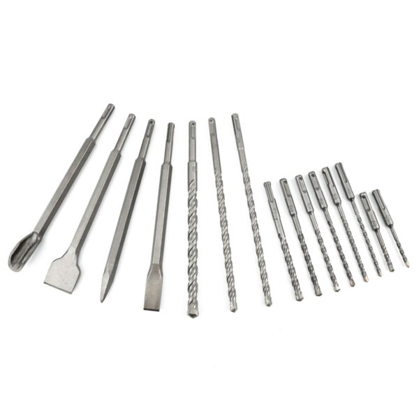HBM SDS-Plus 2 snijder  betonborenset 11-delig - Afbeelding 4