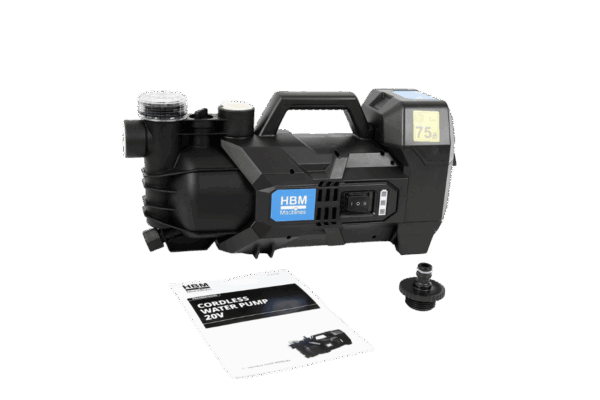 HBM accu tuinpomp, waterpomp 20 Volt - Afbeelding 4